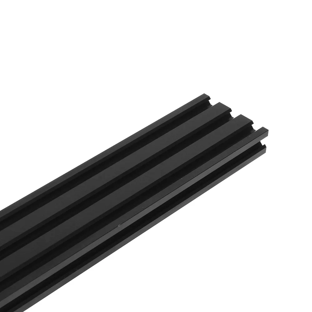 200-1000 мм длина черный 2060 V-Slot алюминиевый профиль экструзионная рама для лазерный гравировальный станок с ЧПУ 3d принтер мебель