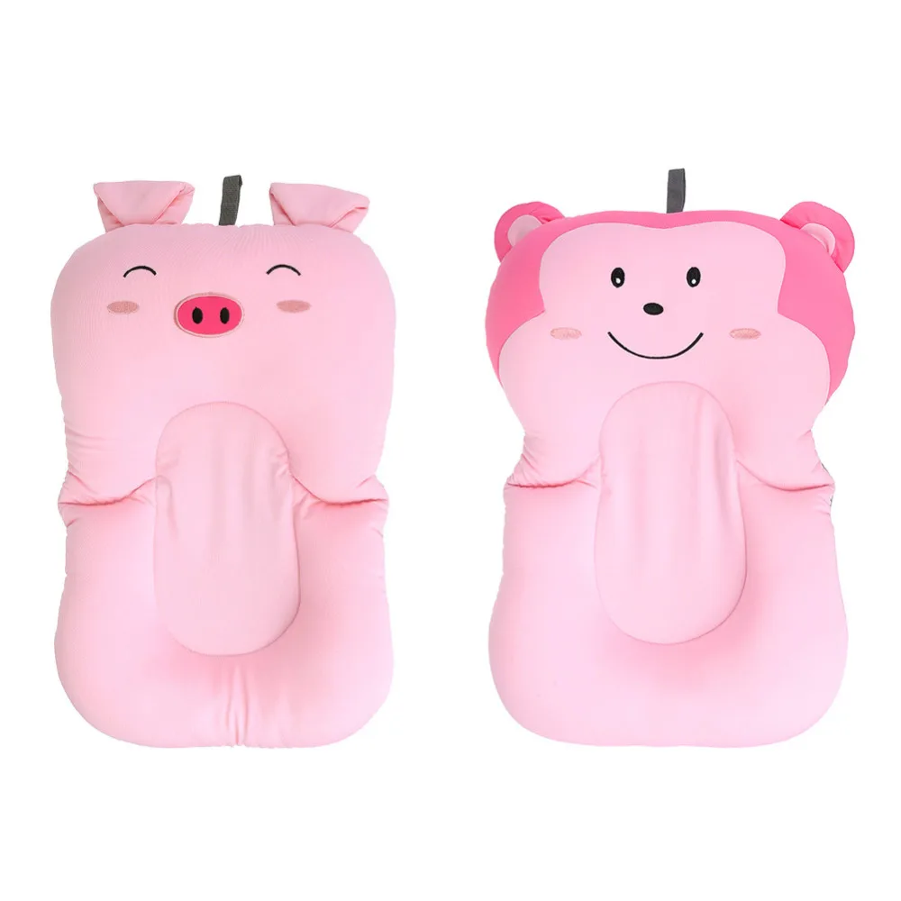 Baby bath tub Newborn Baby Foldable Baby bath tub pad & chair & shelf newborn bathtub seat infant support Cushion mat bath mat