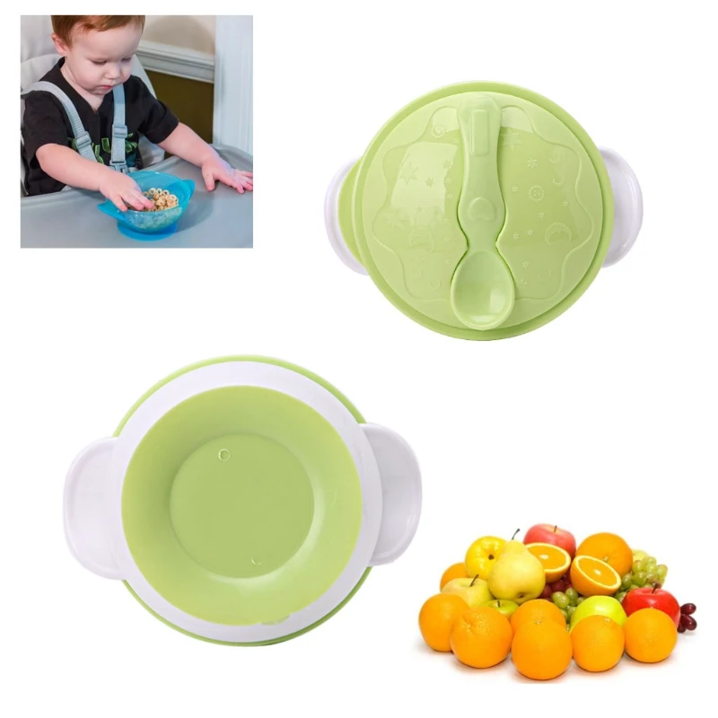 Новая Нескользящая настенная присоска детская посуда детские тарелки с сосками миска на присоске