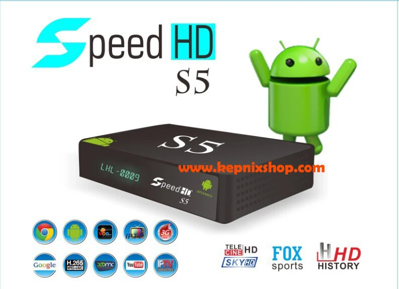 

speed hd s5 2pcs Amlogic S805 android receptor de satelite sks iks south amercia speed hd s5 built-in wifi tocomfree s929 plus