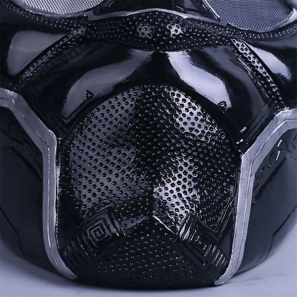 High Quality 2018 Avengers Infinity War Black Panther T'Challa Helmet Mask Costume Mask Halloween Cosplay man PVC (13)