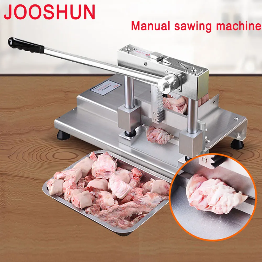 

Commercial Meat Cutting Machine, Frozen Meat Bone Sawing Machine, Manual Meat Chop Trotters Slicer Hand Pressure Meat Cutter