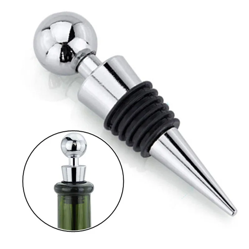 

Hot Metal Fresh Gift Durable Collection Bottle Stopper Zinc Alloy Wine Stoppers Bar Tools