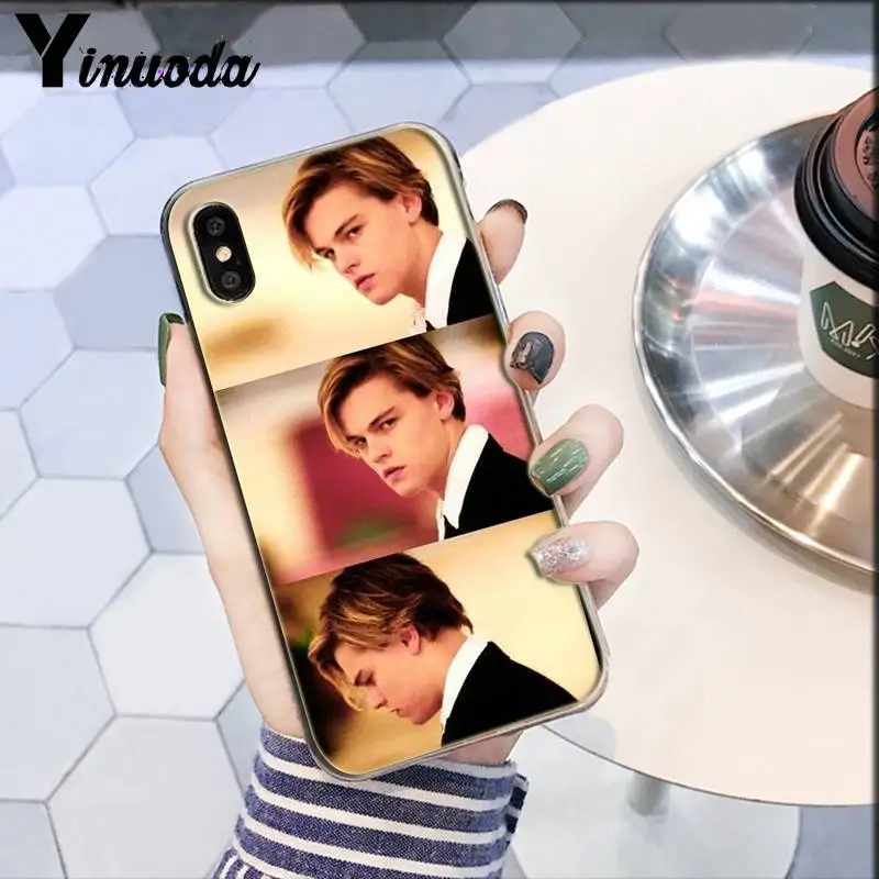 Yinuoda Leonardo Di Caprio young leo чехол для телефона с рисунком iPhone 6S 6plus 7 7plus 8 8Plus X Xs MAX 5 5S XR 11 11pro