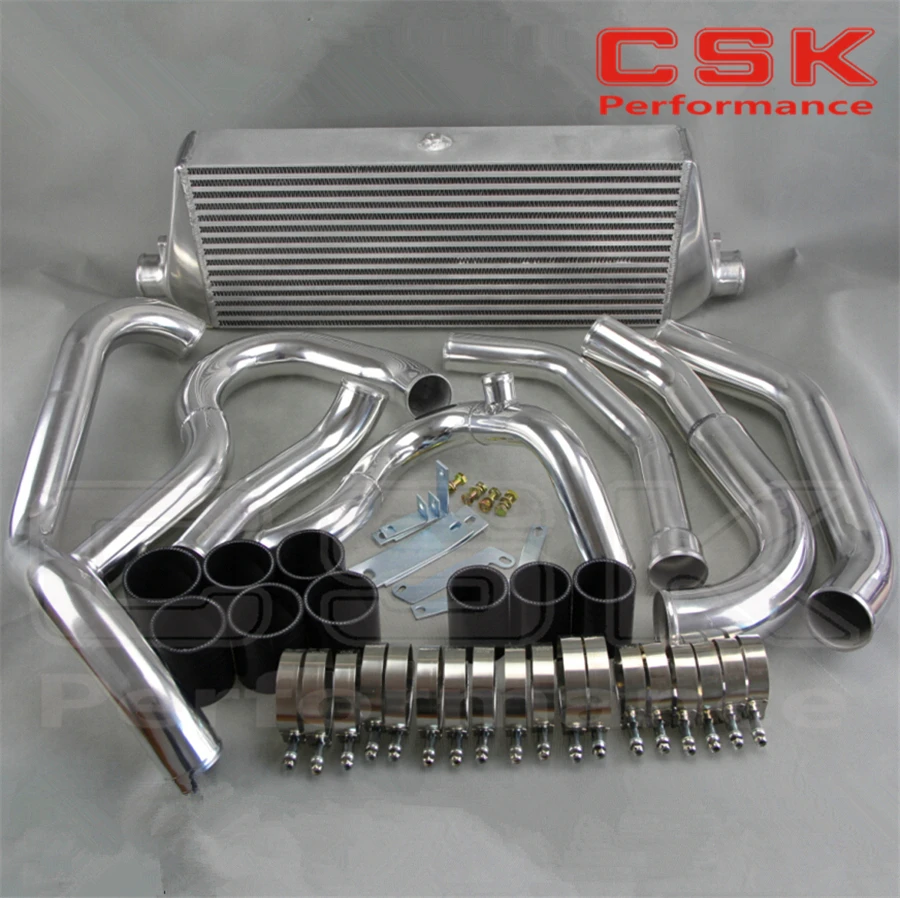 FRONT MOUNT INTERCOOLER PIPE KIT FITS FOR WRX IMPREZA GDA GDB 00-05 NEW BLACK