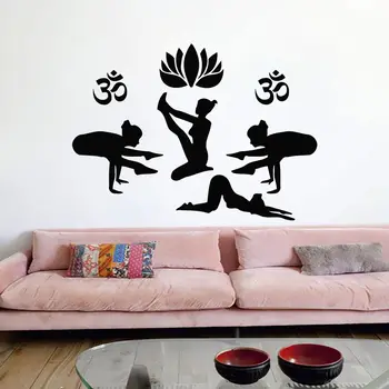 

Yoga Wall Decal Meditation Signs Mandala Decal Vinyl Sticker Boho Decor