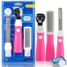 Инструмент для ухода за ногтями Набор пилок для ног, удаление натоптышей, скребок для педикюра