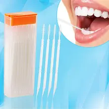 LanLan 50 шт./лот портативные одноразовые зубные палочки для чистки