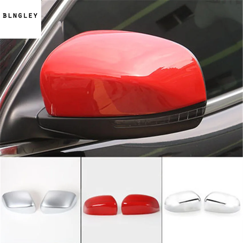 2pcs/lot Abs Rear View Mirror Decoration Cover For 20142016 Jeep