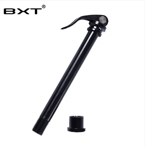 Best Bicycle alloyThru axle Skewer 100*15mm Quick Release Bucket Shaft lever for MTB BMX Mountain Bike Aluminum skewers front fork