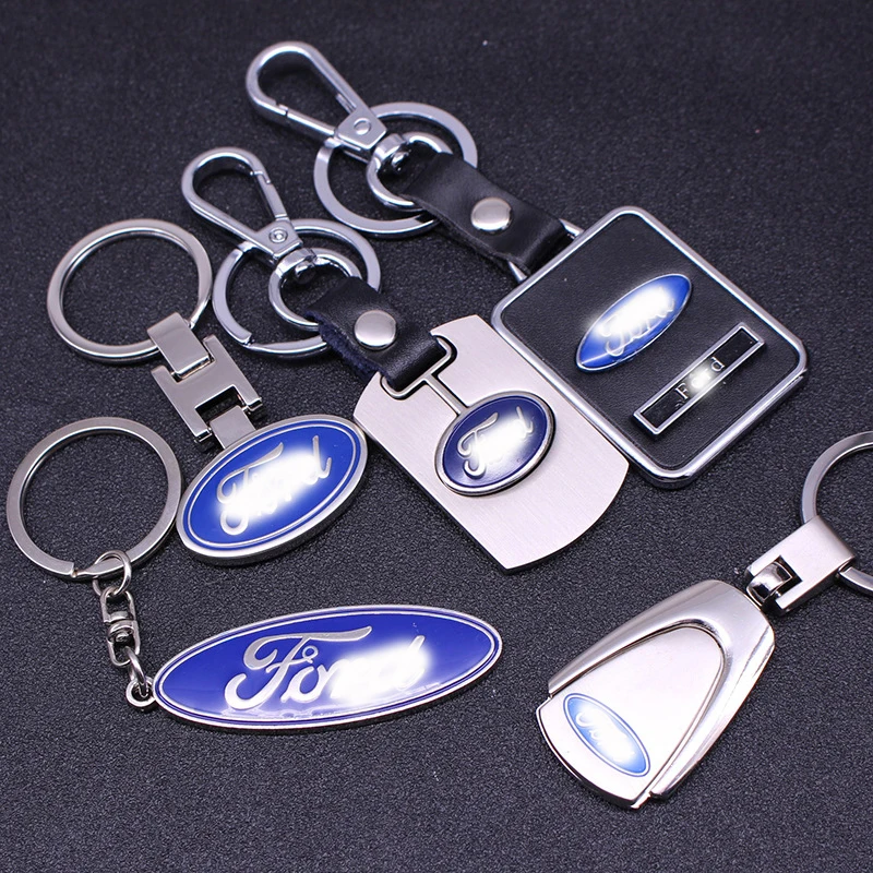 

New Keychain Car Key Ring High-grade Key Chain Auto Keyring Stainless Steel Keyfob Key Ring Car Styling Pendant Auto Accessories