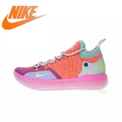 Оригинальный Nike Оригинальные кроссовки Zoom KD11'EYBL' Для мужчин Мужская баскетбольная обувь высокого класса спорт на открытом воздухе обувь