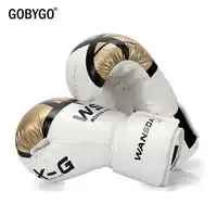 GOBYGO Kick Boxing Handschuhe für Männer Frauen PU Karate Muay Thai Guantes De Boxeo Freies Kampf MMA Sanda Training Erwachsene kinder Ausrüstung