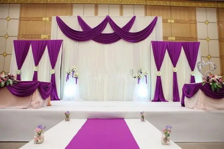 3pcs Lot 1pcs 4 3m 2pcs 2 2m White And Blue Wedding Stage 3pcs Lot 1pcs 4 3m 2pcs 2 2m White And Blue Wedding Stage Backdrop Decorations Curtains For In Party Backdrops From Home
