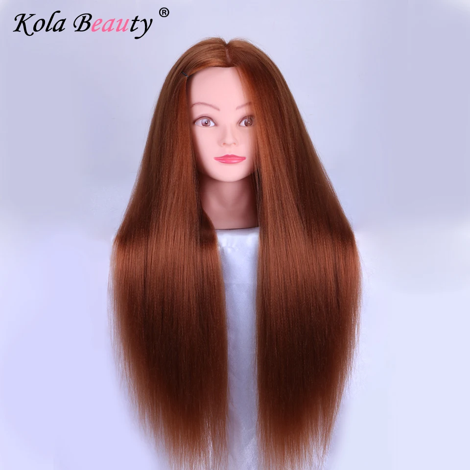 ראש בובת שיער סיבים של בעלי חיים טבעיים Dummy בובות ראש בובת ראש פאת ראש סטיילינג מקצועי מספרה