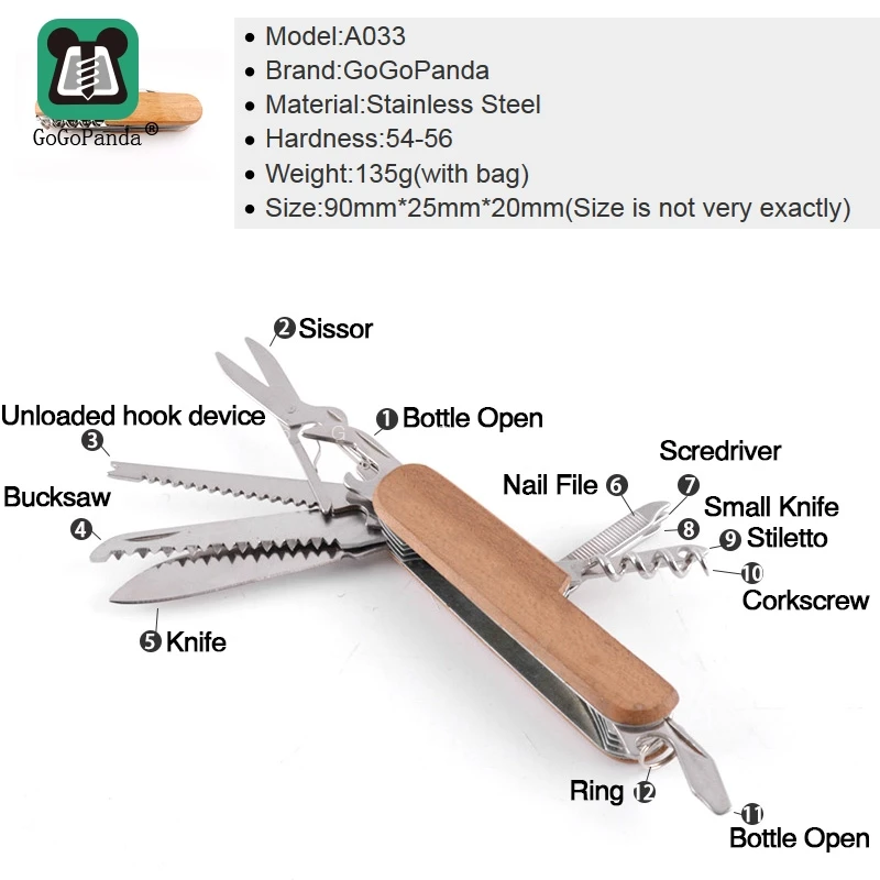 Многофункциональная нарезка для овощей, складной Открытый knifestainless Сталь посуда для пикника Посуда, вилка, ложка многоцелевой дикий