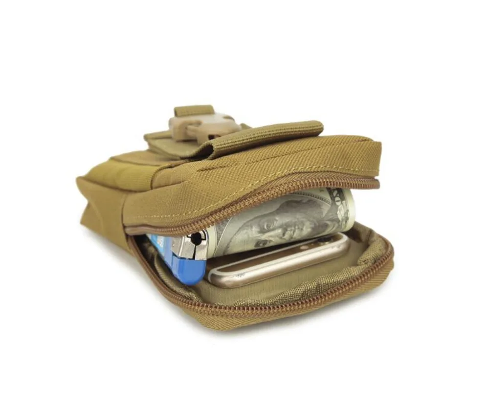 Queshark мини сумки для походов на открытом воздухе водонепроницаемый 800D нейлон военный тактический Molle Сумка поясная сумка для 5,5 дюймов мобильного телефона