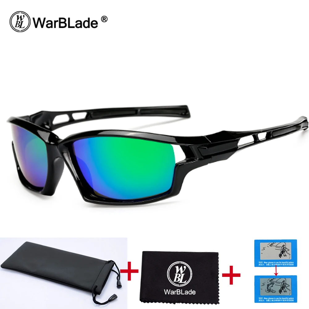 Женские поляризационные солнцезащитные очки WarBLade с функцией ночного видения UV400 для вождения, Мужские поляризационные стильные солнцезащитные очки, мужские очки, очки Gafas - Цвет линз: green lens
