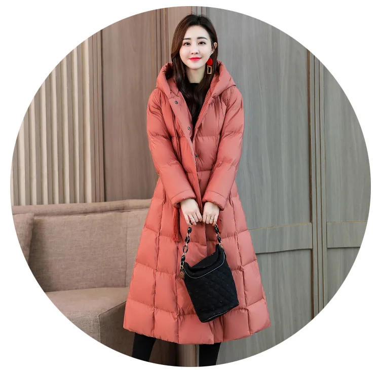 Winter New Collection Bio Fluff Hooded Women's Winter Coat Parka European Style Warm Stylish Women's Winter Jacket