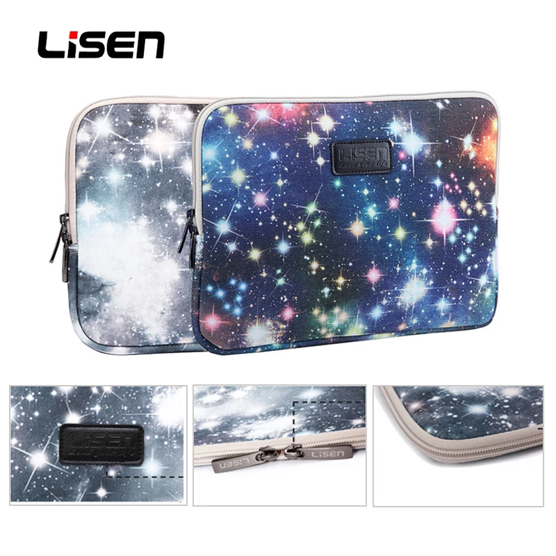 Starry series High Quality Shockproof Laptop Bag for Macbook/Lenovo/HP/Xiaomi Bohemia style Canvas Soft Sleeve Pouch | Компьютеры и