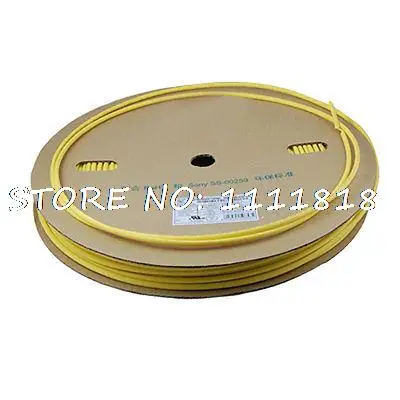 

Yellow 5mm x 100 Meters Heat Shrinkable Tube Shrink Tubing