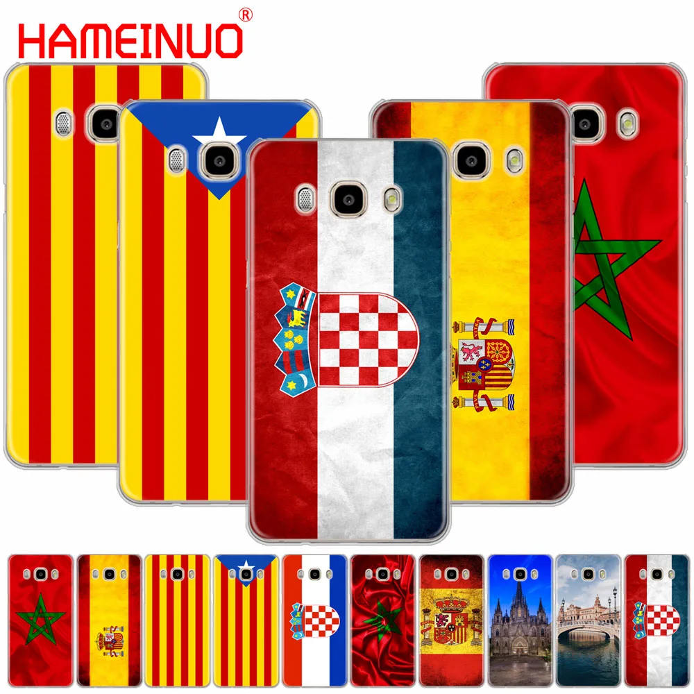 

HAMEINUO the Spain Morocco Croatia bright flag cover phone case for Samsung Galaxy J1 J2 J3 J5 J7 MINI ACE 2016 2015 prime