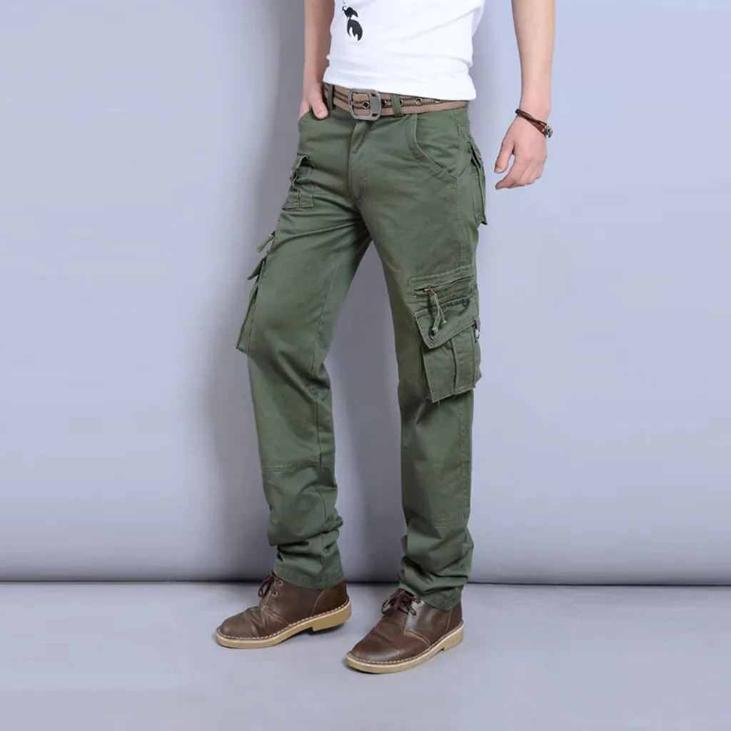 Городские тактические брюки-карго, мужские армейские военные брюки, хлопковые брюки с множеством карманов, эластичные мужские повседневные брюки 7,12