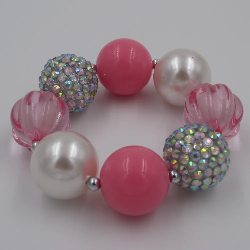 Fancy Gift Girls Bracelets Kids Chunky Strand Bracelet Bubblegum