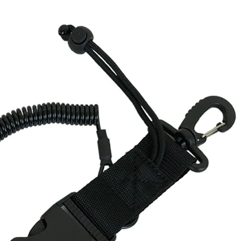 

New Tactical Elastic Lanyard Retainer Security Leash Diving Camera Torch Holder Anti Losing Rope LMH66