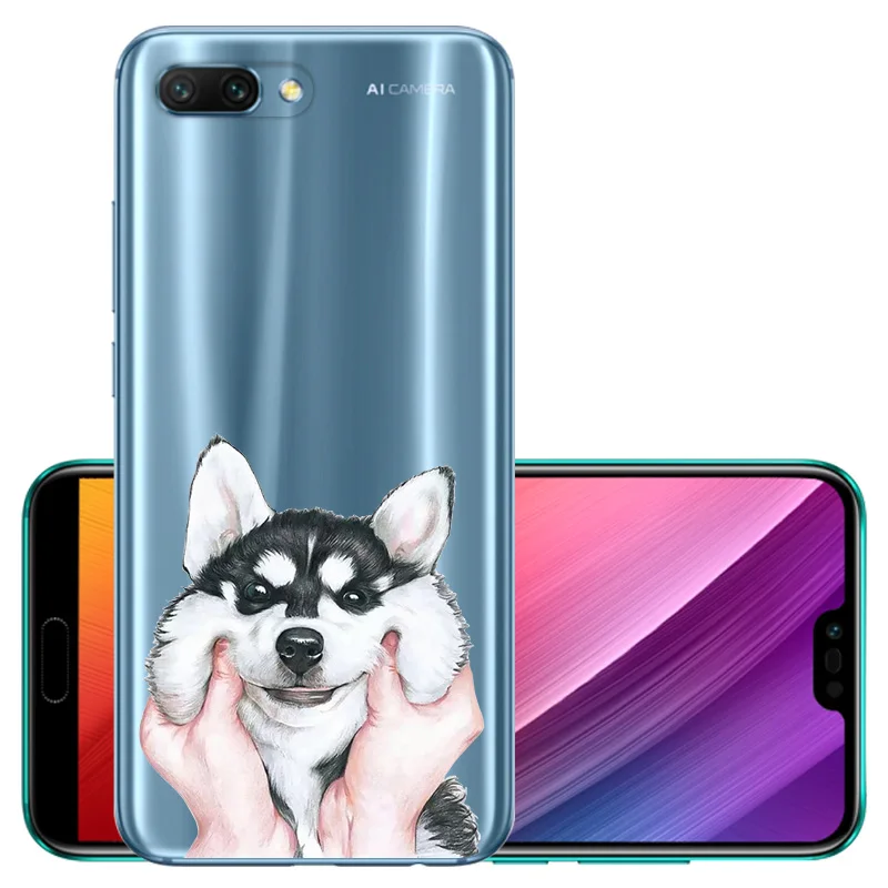 CROWNPRO Funda для huawei Honor 10 чехол s Силиконовый ТПУ для Honor10 5,8" мягкая задняя крышка прозрачный для huawei Honor 10 чехол для телефона TPU