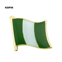 Нигерийский Флаг pin Нагрудный значок 10 шт. брошь 20 шт. на лот значки KS-0143