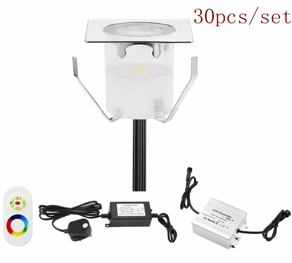 Mesa de Palco Decorado ao ar Luzes de Parede Qaca Top Quality Chão Livre Recesso Lâmpadas Altamente Eficiente Estável Dc12v B113-30 30 Pçs - Set 12 Luzes de Parede Recesso Lâmpadas Altamente Eficiente Estável DC12V B113-30