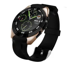 Neueste No. 1 G5 Smart Uhr Bluetooth 4,0 Für Android & IOS 1.2 Zoll Voll Runde Schrittzähler Pulsmesser Smartwatch