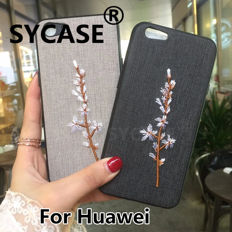 SYCASE классический китайский ВЫШИТЫЙ ЧЕХОЛ ДЛЯ huawei Коврики 10 Pro lite для Nova 2 плюс