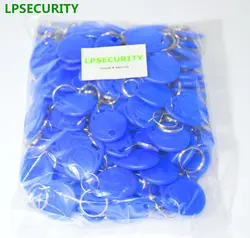 LPSECURITY 100 шт. 125 кГц RFID Бесконтактный брелок забавное Кольцо RFID ID Тег двери контроль доступа входа EM брелок маркер