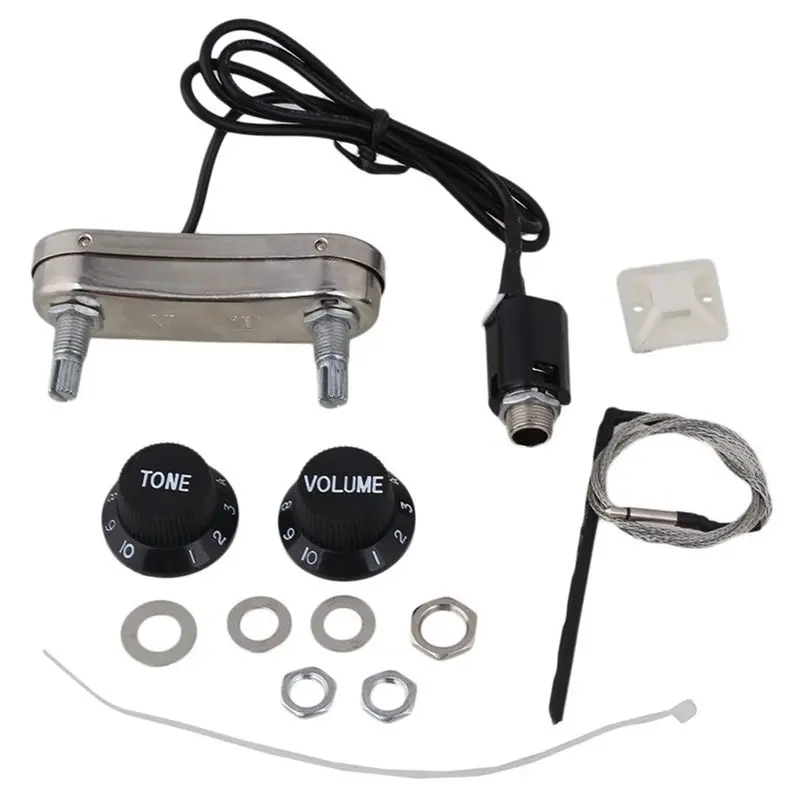 Acoustic Guitar Pickup Piezo &amp Passive Preamp PS700 | Спорт и развлечения