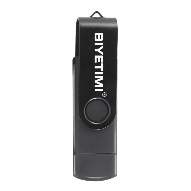 Biyetimi флеш-накопитель USB 3,0 OTG для телефона Android высокоскоростная карта памяти, Флеш накопитель 64 ГБ 32 ГБ 16 ГБ 8 ГБ USB флеш-накопитель из металла