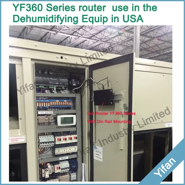 Installation pictures of industrial router