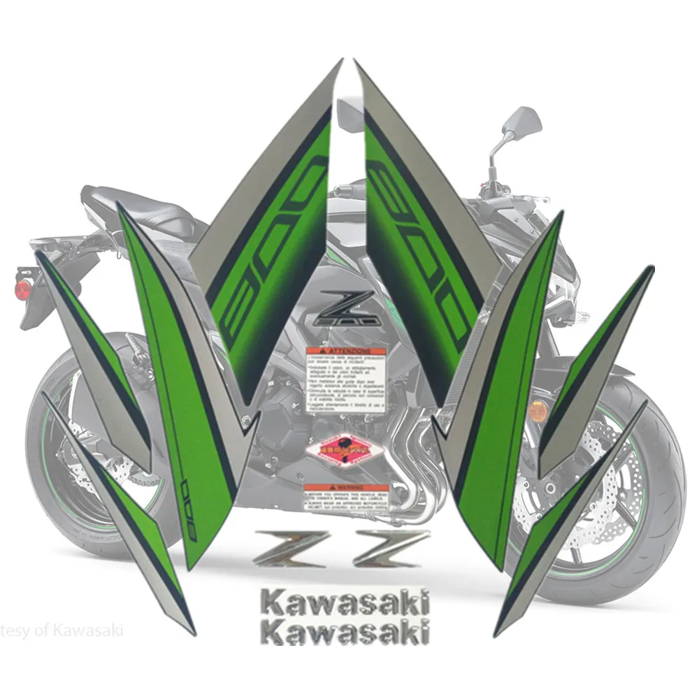 Обувь для езды на мотоцикле Kawasaki Z800 13-14-15-16 Z 800 2013- Стикеры полный комплект аппликация высокое качество целые наклейка для автомобиля