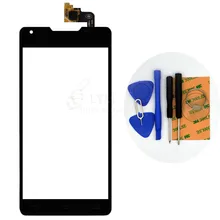 Black TP for Philips Xenium W6610 W6618 5.0″ Touch Screen Digitizer Glass Panel Sensor Replace Part No LCD Free Shipping+Tools