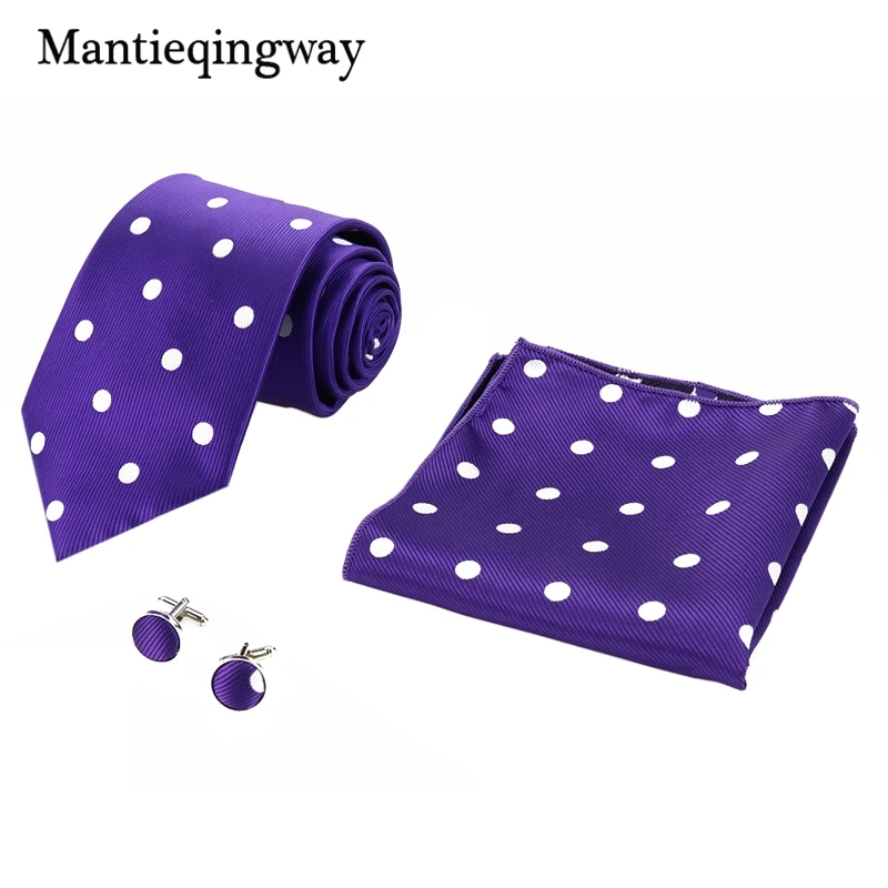 Mantieqingway мужской галстук набор полиэфирный галстук носовые платки запонки для свадебных костюмов карманное квадратное полотенце для сундуков Запонки Набор