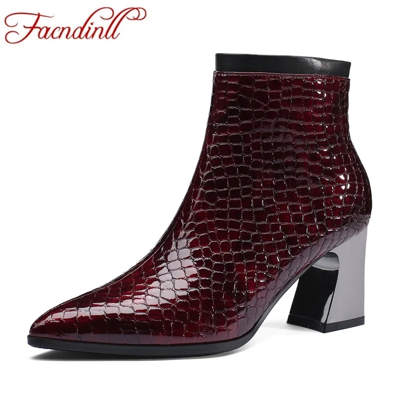 Filles Noir École Bottes Haute Cheville Paillettes Bottes d/'hiver avec fermeture éclair latérale enfant taille