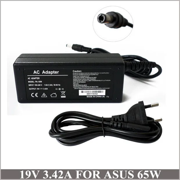 

19V 3.42A 65W AC Adapter Charger Carregador Notebook For Laptop Asus S550CA-DS51T S550CA-SS51T EXA1203YH S300 S400 S500