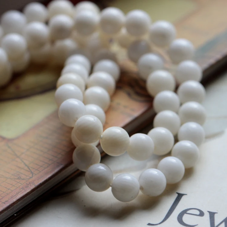 

white natural stone jewelry findings bijoux spacers created loose beads lariat long necklace ends earrings men bracelet making