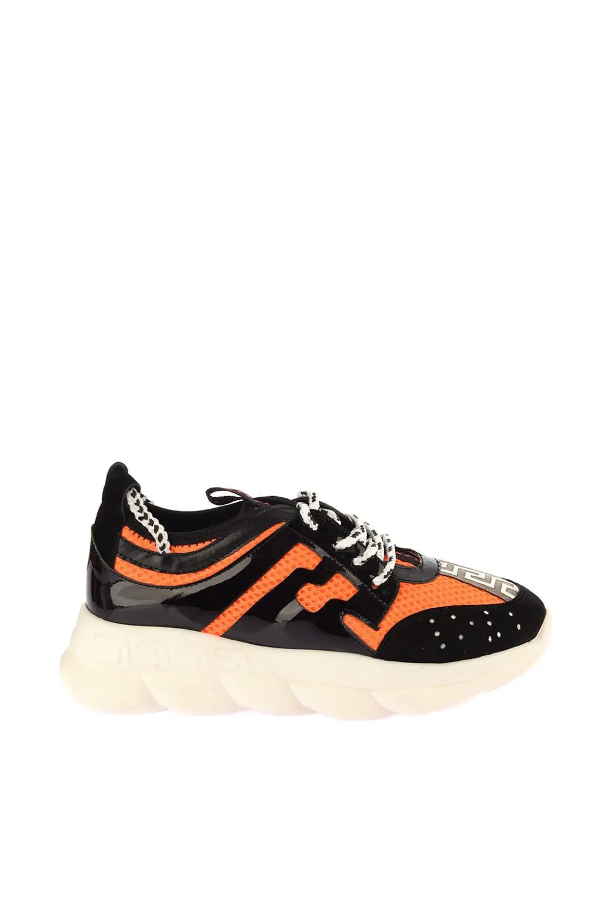 

Soho Black Orange Women Sneaker 12448