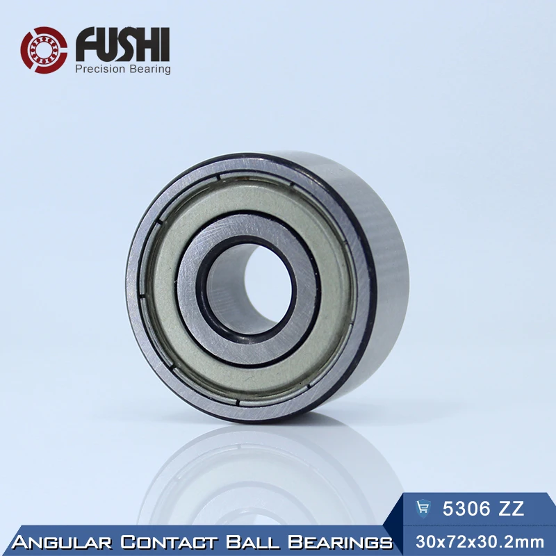 5306 ZZ Bearing 30 x 72 x 30.2 mm ( 1 PC ) Axial Double Row Angular ...