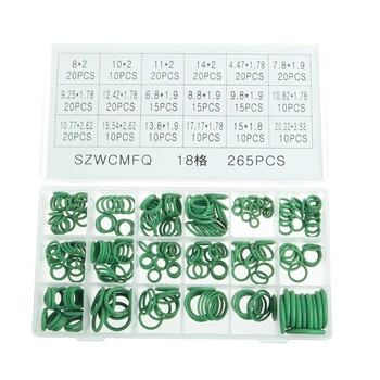 

2019 New New 265Pcs Car A/C R134a System Air Conditioning O Ring Seals Washer Assorted Drop shipping