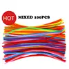 DIY Handmade Crafts Toys Chenille Kids Toy Educational Crafts Chenille Stems Kids Colorful Cure-Pipe Colorful Pipe Cleaner ► Photo 3/6