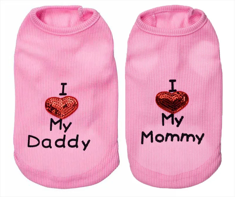 Pink dog vest