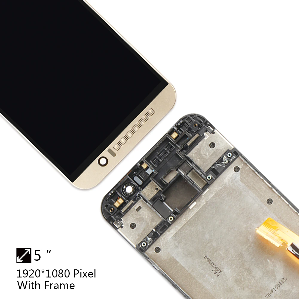 Srjtek экран для htc One M9 ЖК дисплей сенсорный дигитайзер Датчик Стекло с рамкой в